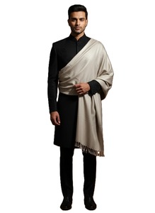 Chal de Cachemira para Hombre, Suave y Cálido, Bufanda Larga, Resistente al Viento, Transpirable, para Uso Diario y Fiestas - Product Image 4