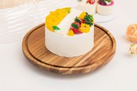 Support à gâteau élégant fait main en bois écologique, antiadhésif et non toxique, compatible lave-vaisselle