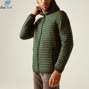 Men's Lightweight Hooded Puffer Jacket Quilted Winter <b>Coat</b> Full Zip Warm Insulated Outdoor Casual Jacket Custom OEM Manufacturer - Product Image 3