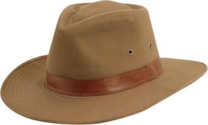 Chapeau de safari à large bord avec œillets de ventilation, unisexe, en coton marron, décontracté, printemps-été, adulte, 56-58 cm - Product Image 6