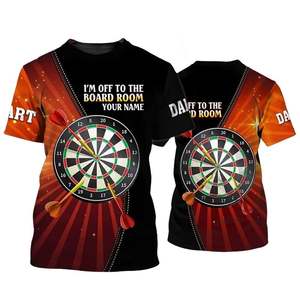Fashion <b>Darts</b> Graphic Polo <b>Shirt</b> Custom Team Name Personalization 3D Printed Mens <b>T</b> <b>Shirt</b> Loose Fit Breathable Sports Tees - Product Image 4