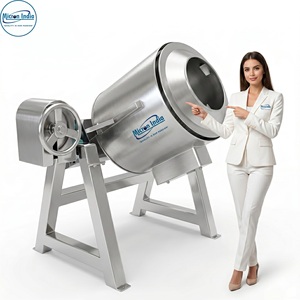 Máquina Tostadora Rotatoria Industrial de GLP, Automática, de Acero Inoxidable, para Tostar Nueces, Semillas, Café, Papel, Plástico, Vidrio, 440V - Product Image 2