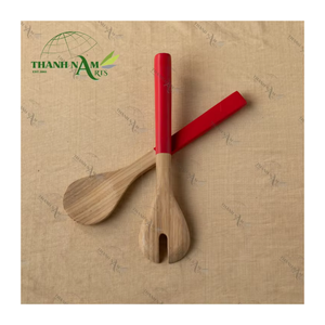 Wholesale Eco-Friendly Durable Bamboo Spoon Fork <b>Set</b> Custom Logo Biodegradable Kitchenware Home/Restaurant Use 10ml Capacity - Product Image 4