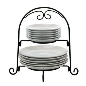 Support en fer au design simple pour l'affichage quotidien des assiettes, l'organisation de la cuisine et la mise en valeur décorative - Product Image 1