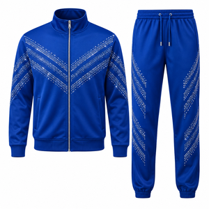 Men Rhinestone Tracksuit Hot <b>Sale</b> Customized Best Tracksuit <b>For</b> <b>Sale</b> online Casual Fashion Wear <b>Track</b> <b>suit</b> <b>For</b> Men - Product Image 5