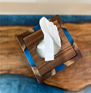 กล่องใส่กระดาษทิชชูเรซิ่นอีพ็อกซี่คุณภาพสูง ดีไซน์หรูหรา สีเทา สวยงาม เป็นมิตรกับสิ่งแวดล้อม ใช้งานได้หลากหลาย เหมาะสำหรับงานแต่งงาน บ้าน และร้านอาหาร - Product Image 4