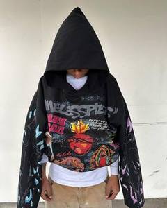 Sudaderas con Capucha Personalizadas para Hombre, Talla Grande, Felpa Francesa, 100% Algodón, 400 g/m², Impresión Serigrafiada, Fabricantes de Logotipos Personalizados - Product Image 6