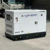 Groupe électrogène diesel super silencieux 4 cylindres 15/18/20/25/30/50/80 KVA avec ATS AVR 12/24V, démarrage électrique, aimant, onduleur, générateur