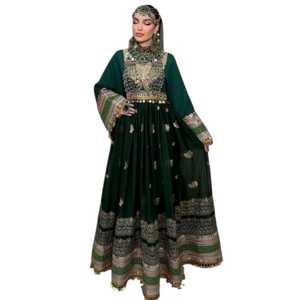 High Quality Cotton Fabric Wholesale 2026 Hot Selling Afghan Kuchi <b>Dresses</b> Breathable Comfortable Vintage Kuchi <b>Dresses</b> - Product Image 1