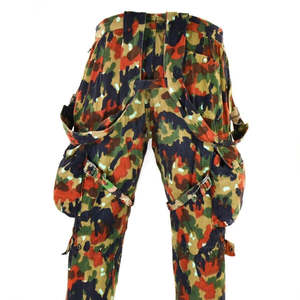 Salopette de chasse et de pêche personnalisée en toile de haute qualité, coupe-vent, imperméable, avec taille élastique - Product Image 3