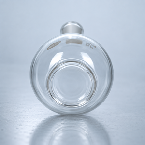 Frasco de Destilación de Vidrio Borosilicato de 250 ml, Fondo Redondo, Cuello Largo, Cuello Único, Resistente a Altas Temperaturas - Product Image 3