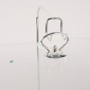 Ensemble de réchauds de buffet en céramique blanche de luxe avec couvercle en verre et support en acier inoxydable chromé, chauffe-plats carré pour mariage et réceptions - Product Image 3