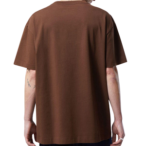 Venta caliente Diseño de impresión de logotipo personalizado Color sólido liso 100% Camisetas de algodón grueso Tamaño personalizado para hombres Hecho de Bangladesh - Product Image 4