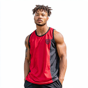 V-Neck Football Sublimation Vest Jersey 100% Polyester Football Training Singlet Tops Custom Sublimation Sleeveless Tank Tops - Product Image 2