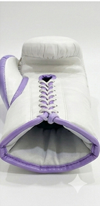 ถุงมือคิกบ็อกซิ่ง MMA แบบสั่งทำพิเศษ % หนังวัวแท้ แบบเต็มนิ้ว ผูกเชือก สำหรับการแข่งขันระดับมืออาชีพ ระบายอากาศได้ดี - Product Image 6