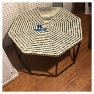 Table en nacre de qualité d'exportation, design élégant de meubles, table en nacre du Vietnam - Product Image 1