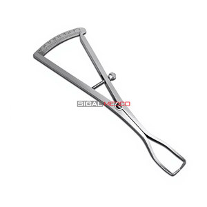 Calibrador de Medición de Crestas Castroviejo 0-40mm, Instrumento de Precisión para Implantes Dentales, de Acero Inoxidable Quirúrgico - Product Image 4
