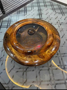 Plat de service artisanal pour noix et bonbons, idéal pour la cuisine, la table à manger, les hôtels et les restaurants, qualité supérieure, finition naturelle - Product Image 3