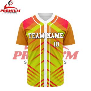 Maillots de baseball de taille OEM, nouveau design, pour femmes et hommes, en polyester, séchage rapide et respirant, prix de gros - Product Image 5