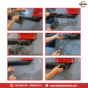 Máquina Dobladora de Estribos de Acero Automática CNC CHIHO CH-10 con Control PLC - Product Image 4