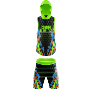 Maillots de football 7v7 personnalisés par transfert thermique, numéros et noms d'équipe 7on7, polyester/coton, anti-bactérien, manches courtes - Product Image 4