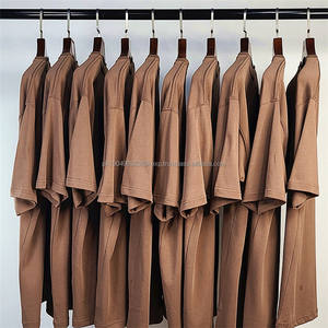 ผ้าฝ้าย100% ลำลองสำหรับผู้ชาย, เสื้อยืดทรงหลวมผ้าฝ้ายหนัก280 GSM ออกแบบโลโก้ได้ตามที่ต้องการ - Product Image 4