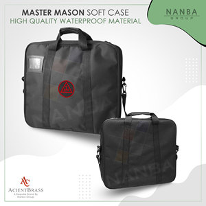 Étui souple MM - Kit de regalia de l'arche royale avec broderie emblème Cordura - Cadeau haut de gamme pour les francs-maçons - Product Image 2