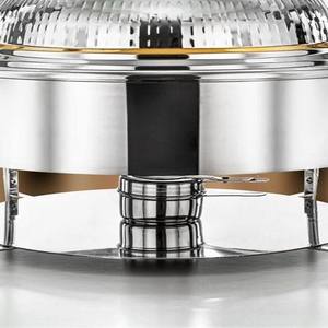 Premium Rectangular Silver Chafing Dish Mirror Finish Stainless Steel <b>Buffet</b> Food Warmer Luxury Catering <b>Server</b> Single Unit - Product Image 6