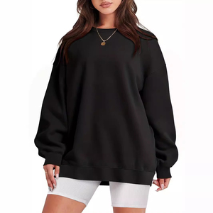 Sudadera informal de corte holgado para mujer, de manga larga, estilo oversize, para otoño e invierno, sudaderas con capucha y sudaderas para mujer - Product Image 2