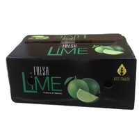 OEM 5-laags rechthoekige vouwdoos van golfkarton 34*24*14 cm UV-offsetdruk aangepaste logo limoen fruit gerecycleerde materialen