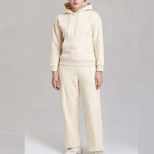 ชุดวอร์มพิมพ์ลายสตรีทแวร์ผ้าฝ้ายแท้ บริการ OEM ทนทาน เป็นมิตรกับสิ่งแวดล้อม ระบายอากาศได้ดี เสื้อผ้าลำลอง ขายส่ง - Product Image 5