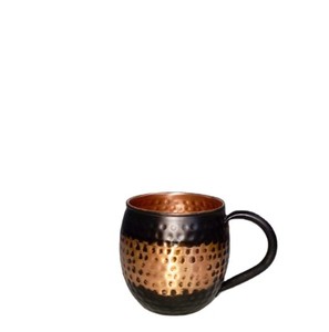 Taza Moscow Mule de Cobre Martillado Hecha a Mano de Lujo con Asa, Sublimada, de Gran Capacidad para Fiestas en Casa, Campamentos, Artesanía India - Product Image 4
