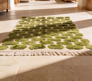 Alfombra Beni Ourain Marroquí Anudada a Mano, 100% Lana, Alfombra Bereber, Alfombra Beni Ourain Hecha a Mano de Lana Bereber - Product Image 4