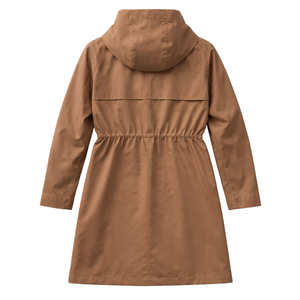 Chaqueta Impermeable para Mujer, con Capucha, Estilo Parka de Longitud Media, Ligera, Cortavientos, para Exteriores, Casual, para Viajes, Primavera y Otoño - Product Image 4