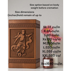 Traditional Wooden Funeral Urn for Human Ashes Wooden Cremation Urn with <b>Secure</b> <b>Screw</b> Lid Design by AYAANS - Product Image 6