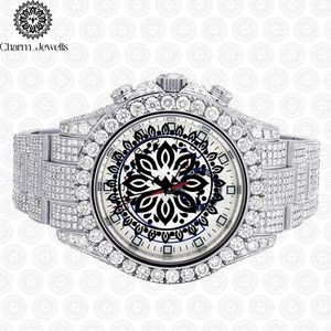 Charm_Jewells Luxury Women Stainless Steel <b>Watch</b> 38mm Analog Quartz Sapphire Crystal <b>Diamond</b> Band Fashion - Product Image 6