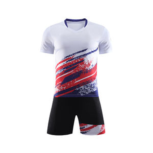 Conjuntos de Ropa Deportiva de Tenis Hechos en Pakistán, Jersey de Poliéster con Pantalones Cortos, Uniforme de Tenis Sublimado - Product Image 3
