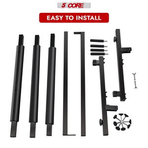 Support de Guitare Triple à 3 Emplacements, Présentoir de Sol Pliable et Portable pour Guitares Électriques, Acoustiques et Flying V, Rangement Sécurisé - Product Image 6