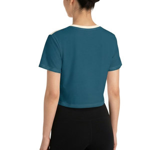 T-shirt court pour femme, tissu doux, manches courtes, col rond, confortable, décontracté, idéal pour les journées d'été et les activités de plein air - Product Image 2