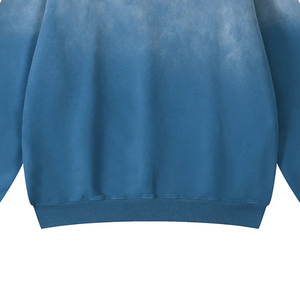 Sudadera con Capucha para Hombre, Estilo Vintage, Lavado Desgastado, Corte Regular, con Gráficos y Pedrería, 100% Algodón Felpa, para Invierno - Product Image 6