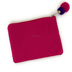 Bolso de mano tipo clutch con cuentas naturales, hecho a mano, con cremallera, bordado colorido, diseño de rayas arcoíris, tamaño personalizado, para fiesta - Product Image 5