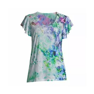 High Quality Custom Sublimation Printed Quick Dry Casual <b>Winter</b> Women's <b>T</b>-<b>shirt</b> 100% Polyester with Custom Colors & Sizes - Product Image 4