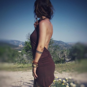 Robe de festival bohème à dos nu, tunique fluide pour femme, tenue de plage estivale - Product Image 3