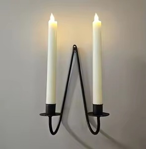 เชิงเทียนติดผนังโลหะสำหรับตกแต่งภายใน - Product Image 1