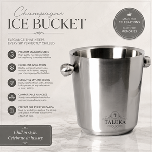 Best Quality 202 OZ Stainless Steel Champagne Ice Bucket Double Wall Insulated Luxury Wine <b>Beer</b> Chiller for Parties - Product Image 3