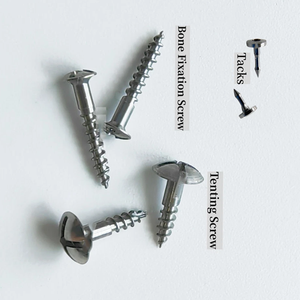 Vis de fixation dentaire GBR TAC à moitié filetées en titane, vis de tente, matériel d'implant chirurgical, système de précision Pro - Product Image 3