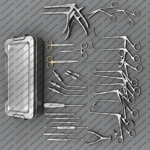Juego de Instrumentos Quirúrgicos FESS de Alta Calidad, Acero Inoxidable, Juego Completo de Instrumentos Quirúrgicos Endoscópicos para Cirugía de Senos Paranasales, CE ISO - Product Image 4