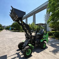 Wheel Loader Listrik Mini XC906-EV Baru, Bucket 1.0 m, Motor Baterai Lithium, Daya Gali Tinggi, Hemat Energi