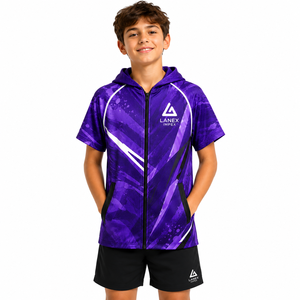 Custom Kids Hooded Swim Parka <b>Changing</b> <b>Robe</b> | Quick Dry Waterproof Towel Poncho Jacket for Swimming Surfing <b>Beach</b> & Water Sports - Product Image 1