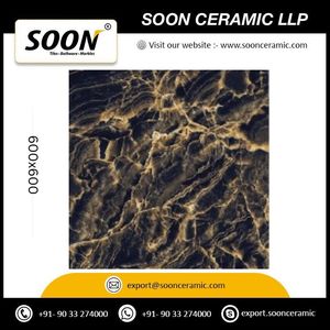 กระเบื้องบุผนังลายหินอ่อนเคลือบนิเกิล ขนาด 600x600 มม. หนา 20 มม. ผิวมันเงา ลายหินธรรมชาติ สำหรับตกแต่งภายใน ป้องกันแบคทีเรีย - Product Image 5